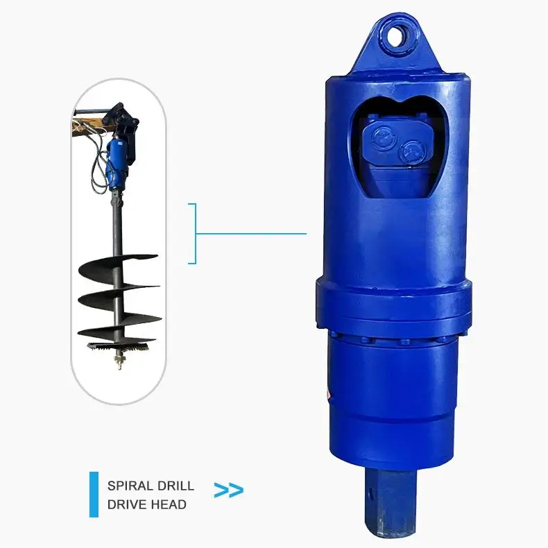 Chinese freeshipping new high quality hydraulic drill head spiral drill earth auger support customization rock drill for sale