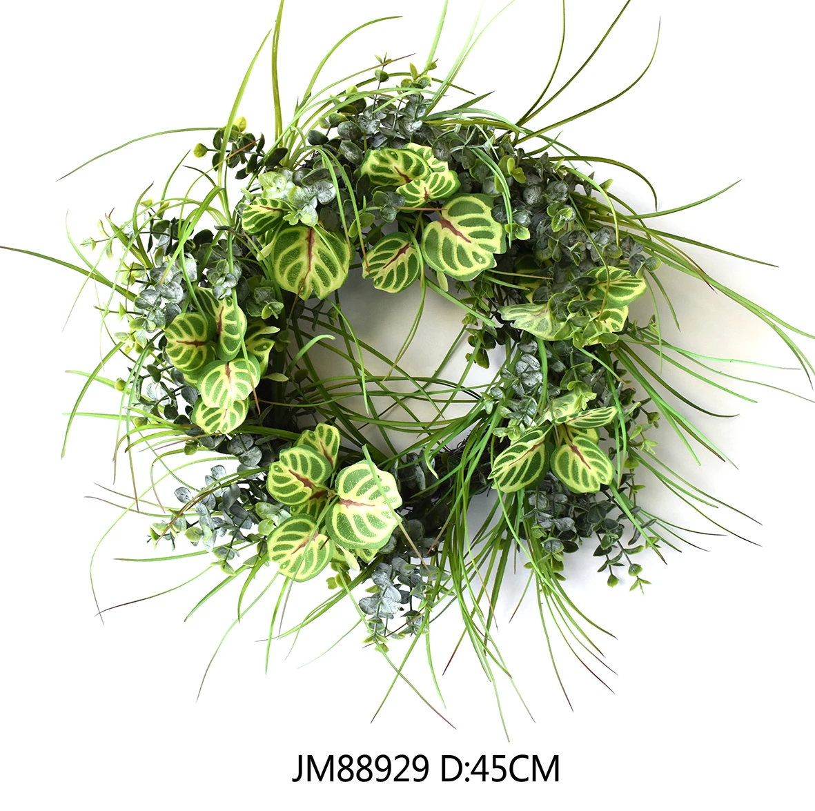 2022 Hot Selling Wholesale Silk Artificial Flower Home Wedding Decoration Big Eucalyptus Garland