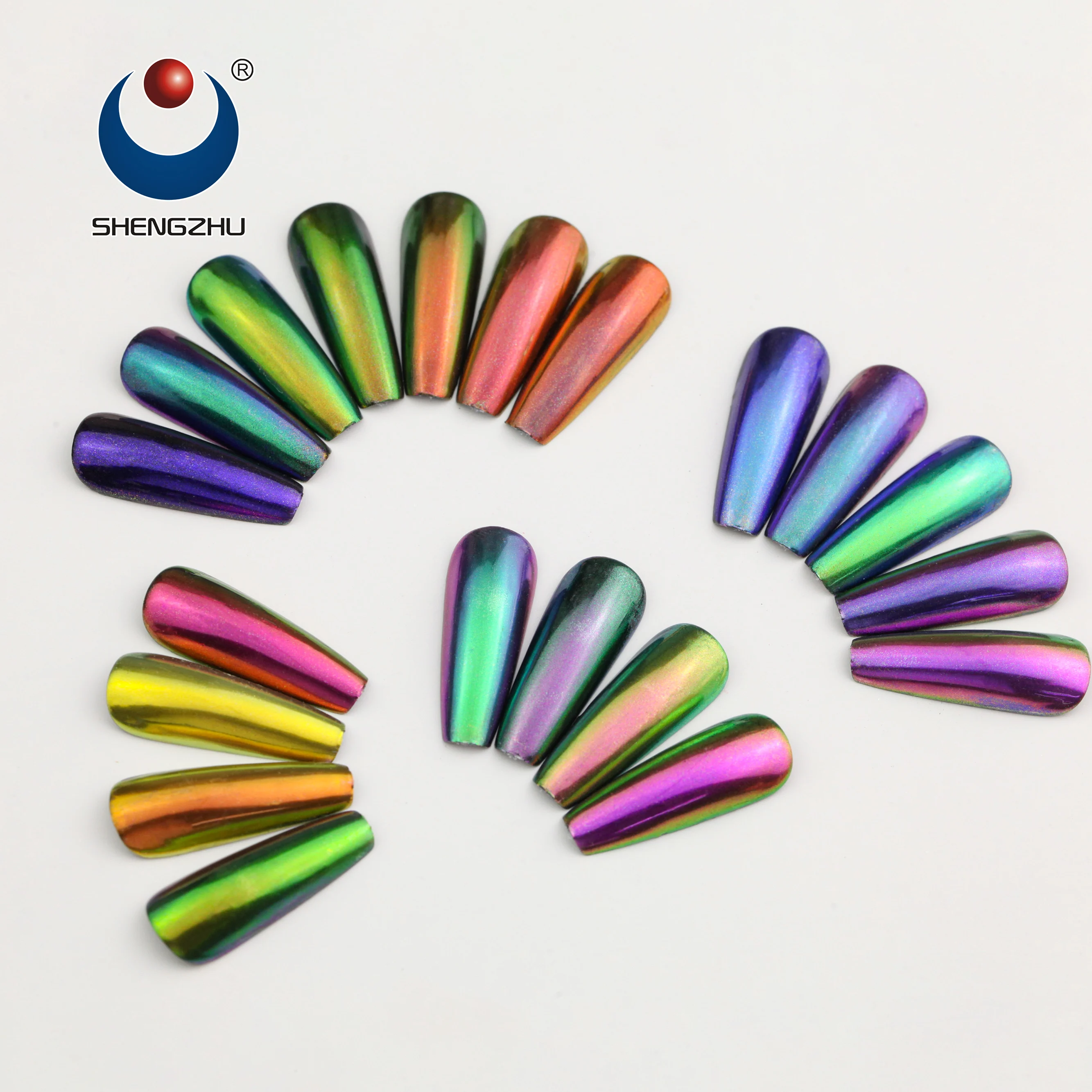 Chameleon powder cameleon pigment chrome mirror effect aurora mermaid pigment powder for nails