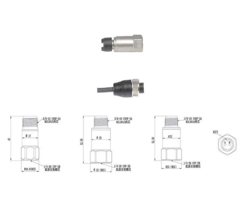 IEPE промышленный пьезоэлектрический акселерометр для измерения вибрации вращающегося оборудования или