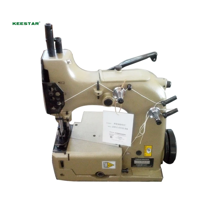 Keestar KH-U800CG(80800CG) guillotine type woven sack closing fertilizer bag sewing machine