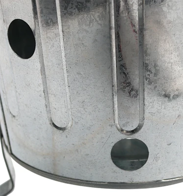 High Quality 14L Silver Incinerator Steel Metal Incinerator Mini Garden Incinerator