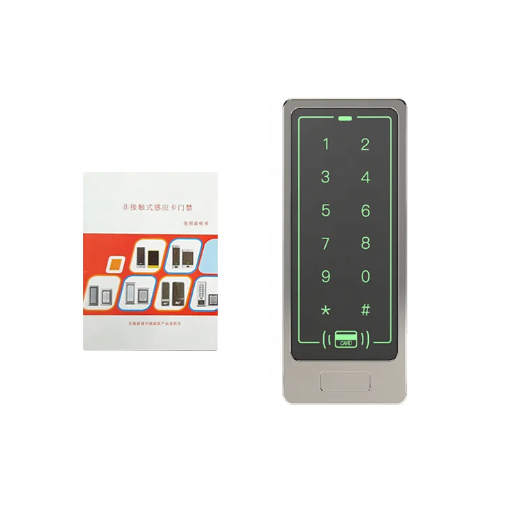  Система контроля доступа к дверям с защитой от кражи IP65 rfid кардридер клавиатура поддержка квартир 8000