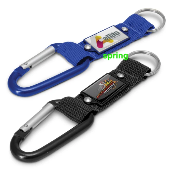 Oem Manufacture Wholesale Eco Friendly Carabiner Hook Lanyard Key Ring Custom Logo Short Strap Lanyard With Logo Custom Keychain