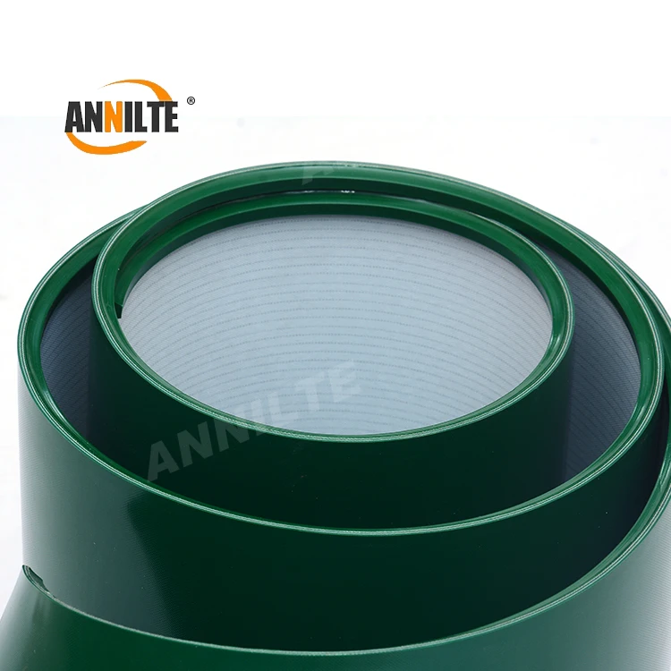Annilte  manufacture custom pvc Industrial Belt add Guide Bar Pvc Conveyor Belt