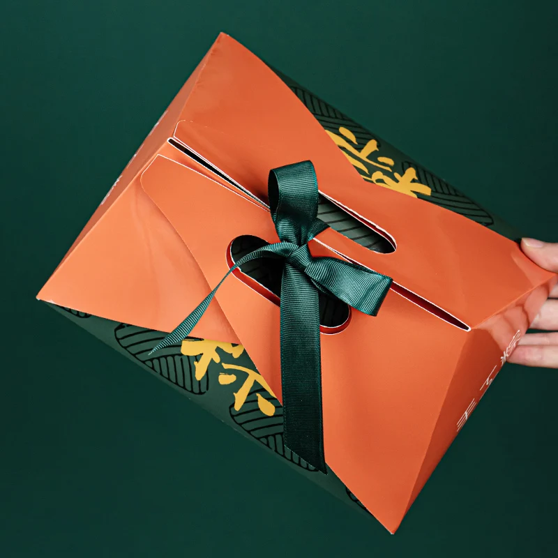 Small Gift Box Dragon Boat Festival For Rice Dumpling 22x17.2x12.2cm Cardboard Packaging Paper Box