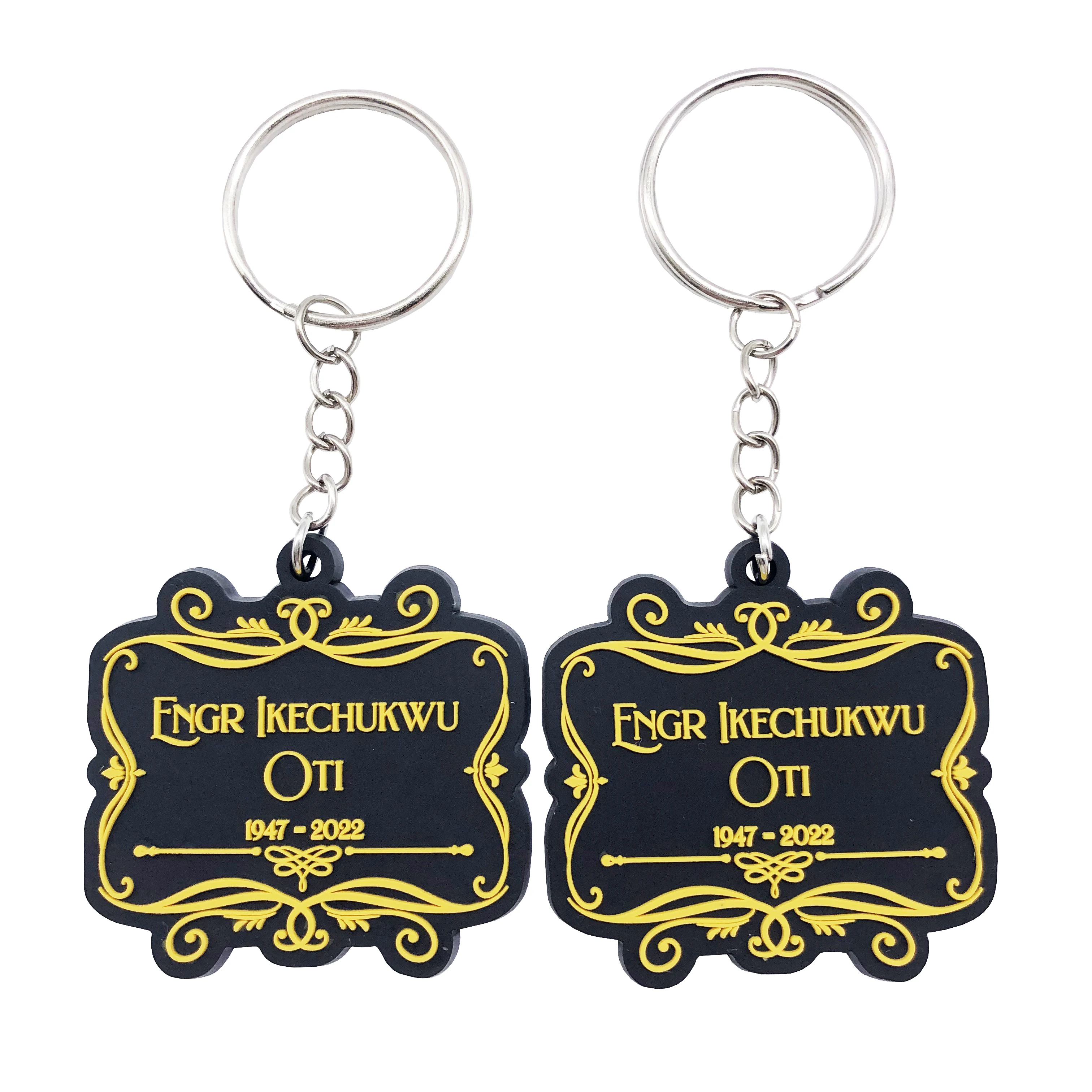 Wholesale 2d/3d Soft Rubber Keychain Promotional Gift Keychain High Quality Pvc Keychain Custom Logo