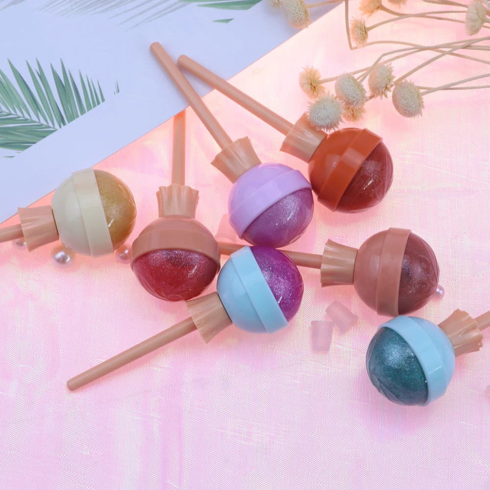 OEM High Pigment Quality Lollipop Lip Gloss Long Lasting Pastel Custom Shimmer Candy Lipstick