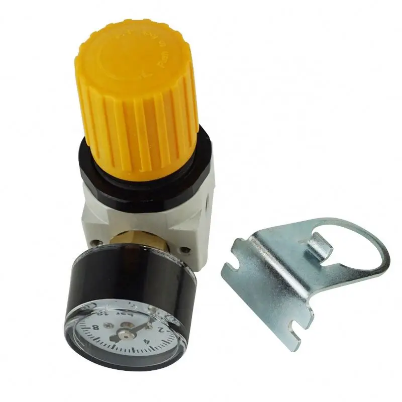 XMC HL Series OR Series Port Size M5 Pneumatic Parts Air Control Compressor Pressure Relief Regulator Valve with Gauge