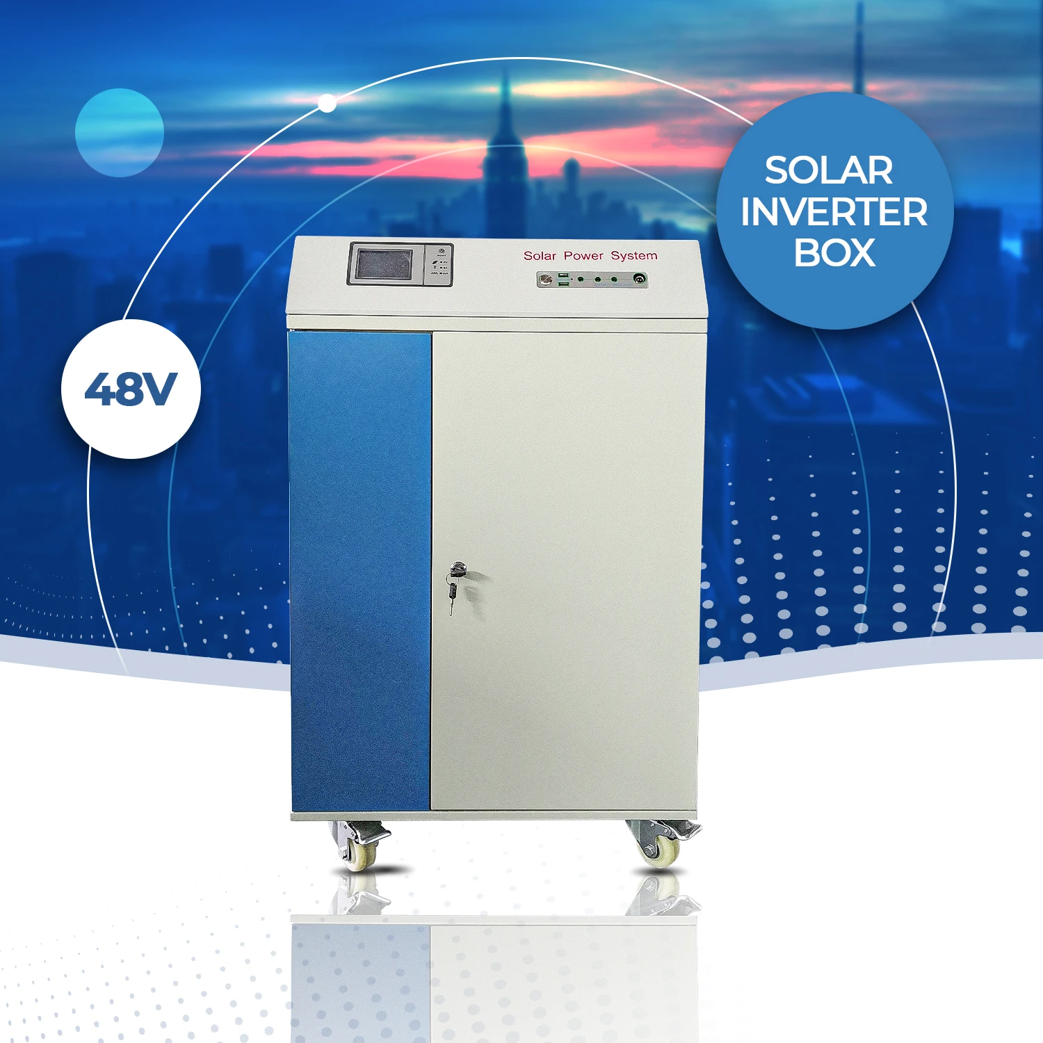 Factory direct sales solar inverter 10KW 15KW 20KW hybrid power generation system solar Single Phase 220V / 110V