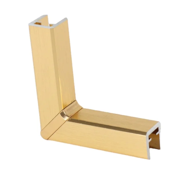 Frameless Glass Decorative Aluminum Handrail Indoor Banister Straight Spiral Staircase Railing Elegant Balustrades & Handrails