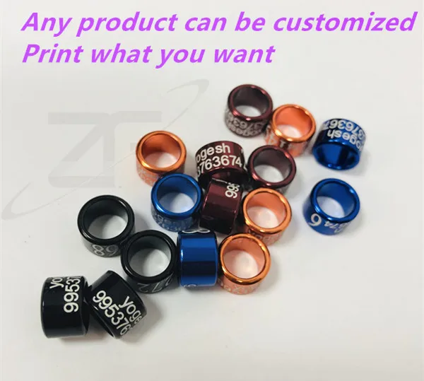 High quality pigeons products factory custom different size different color aluminum pigeon rings bird rings pigeon accessories
