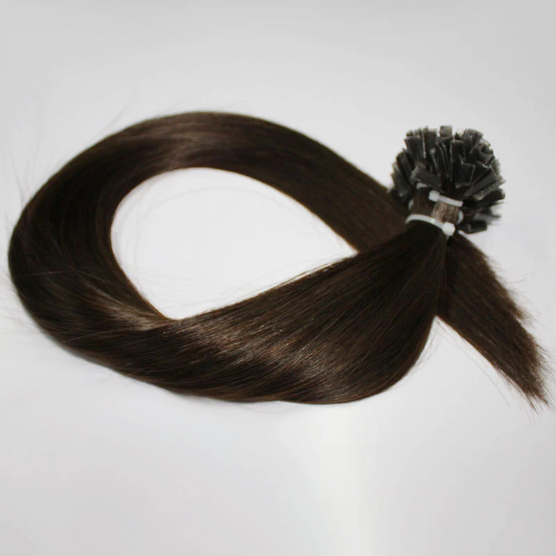 1g strand 25g/pack  200g/lot Best Selling Russian hair russian hair extensions peruvian virgin remy V tip hair extens