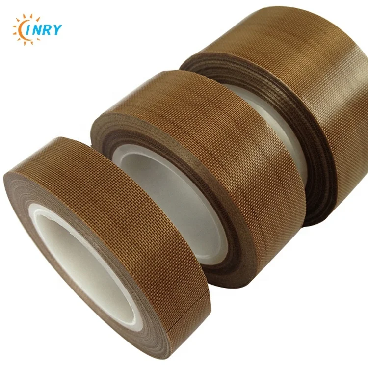 Heat Resistant Anti-corrosion Non Stick White Brown Black Pressure Sensitive PTFE Coated Glass Fiber Fabric Adhesive Film Tapes