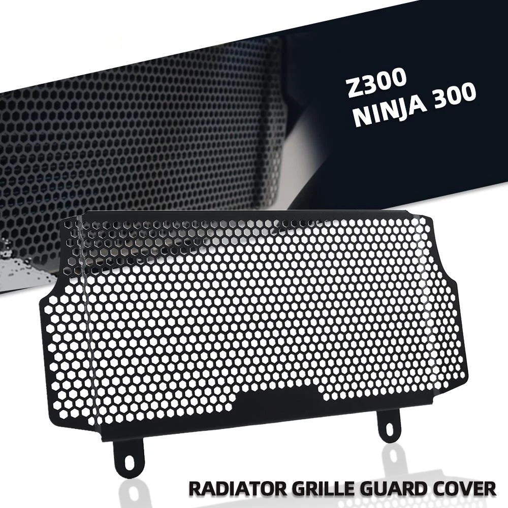 RTS Motorcycle Accessories aluminum Radiator Grille Guard Cover FOR Kawasaki Ninja 300 Ninja300 Z300 Z 300 2015 2016 2017 2018