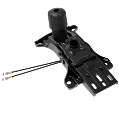 Pull wire controlled office chair chassis mechanism