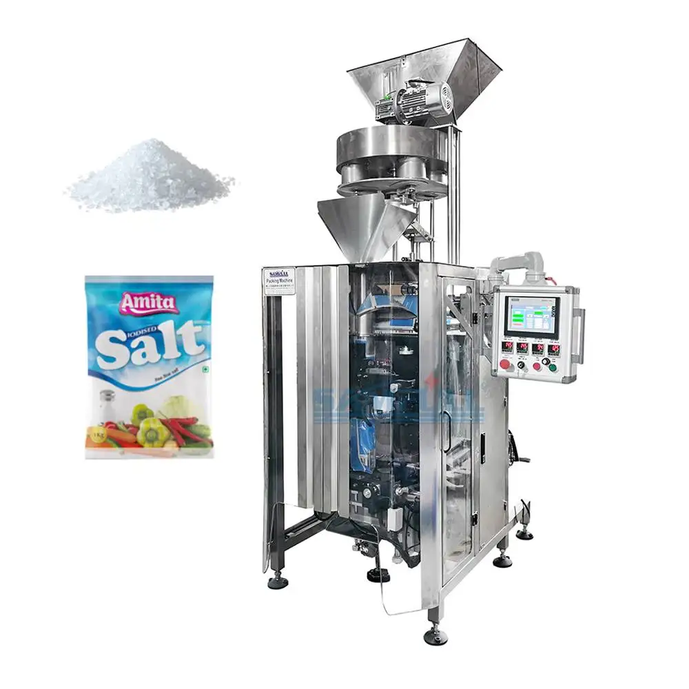 Vertical 500g 1kg 2kg packaging machine automatic volumetric cup vffs rice salt sugar seed bean grain packing machine