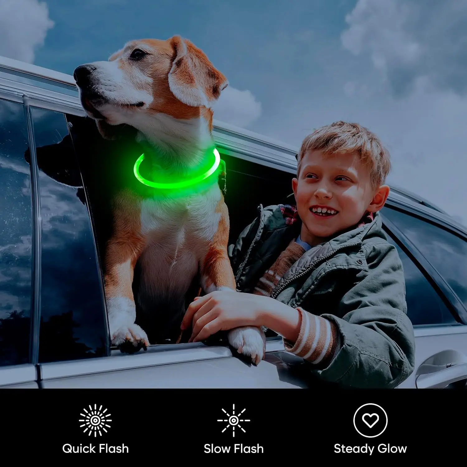 Светодиодное светящееся USB-ожерелье с подсветкой