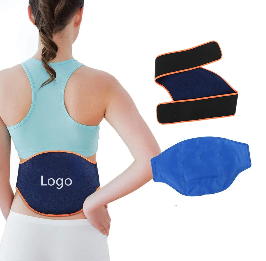Medical loss weight fat freeze ice wrap reusable gel Hot Cold Packs with neoprene fabric soft belt