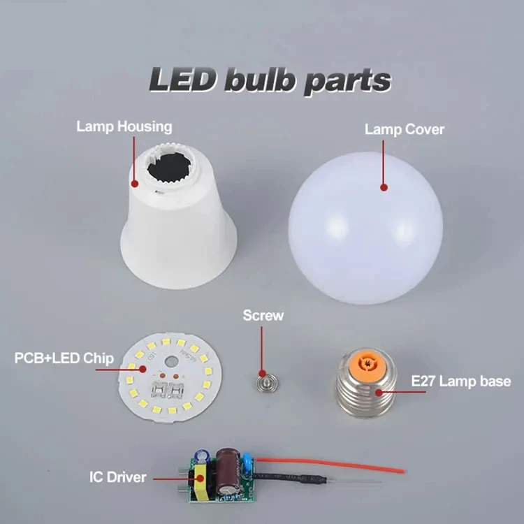 Free Shipping Rechargeable 15W 15Watt Price Raw Material 18 Watt Led Bulb Light