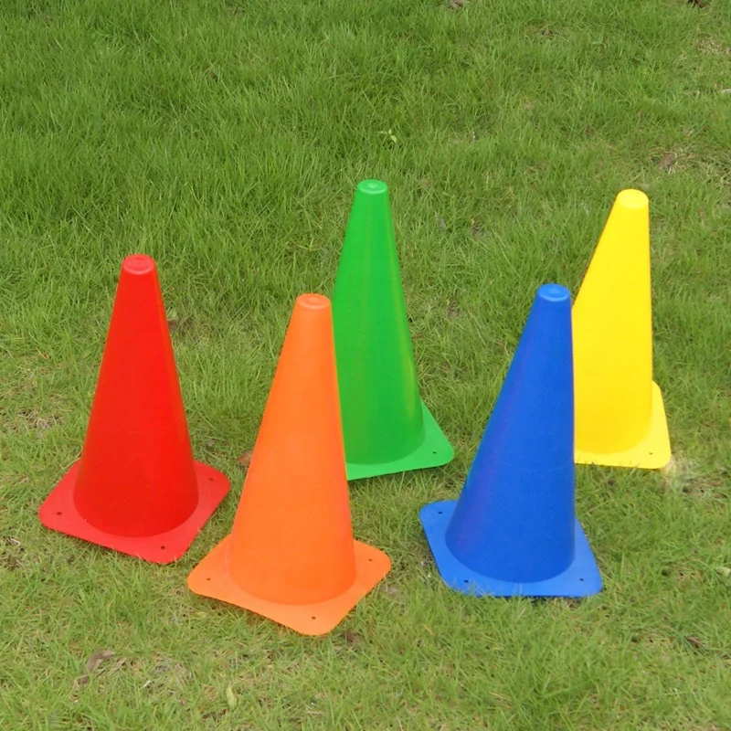 HUAJU 23CM Football cones  Running Training equipment Agility cones Sports Training  for speed & agility