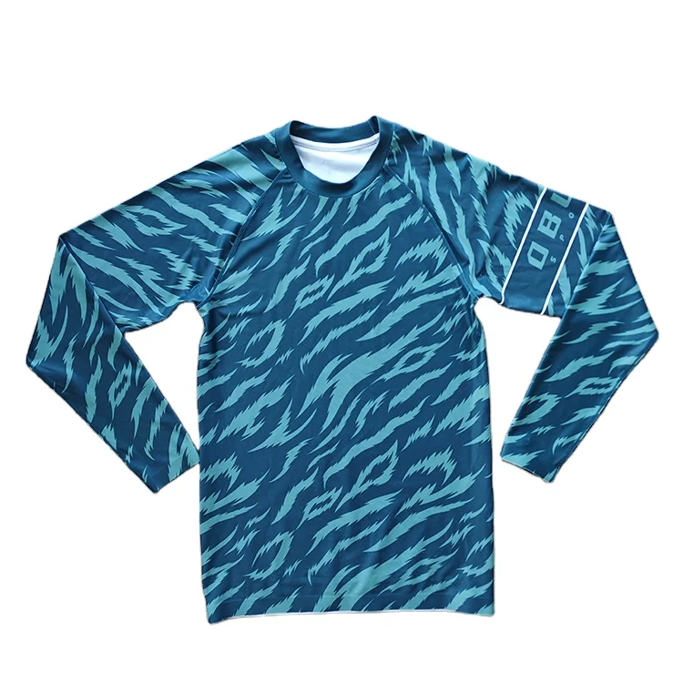 Dblue оптовая продажа bjj rash guard для мужчин и женщин полная сублимация тканый патч на заказ Рашгард