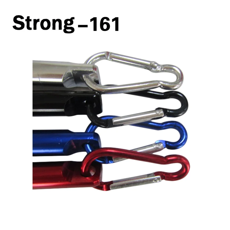 Portable Aluminum mini LED light with carabiner small lamp