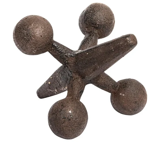 Decorative cast iron hand book holder & pen holder