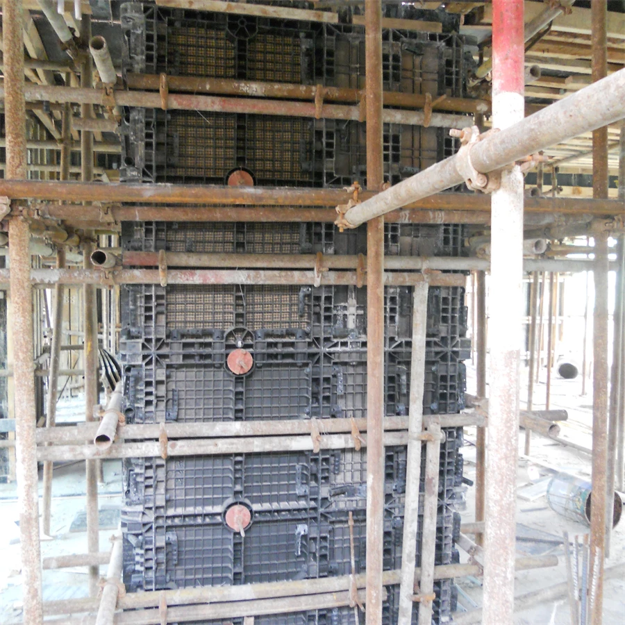 TECON Reusable Forming Shuttering Adjustable Plastic Modular Design for Columns