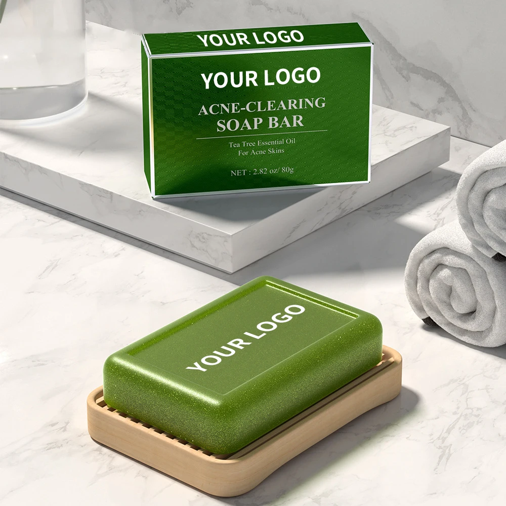 Хит продаж, натуральное органическое удаление кожи, прыщи, глубокое очищение, удаление акне чайного дерева, мыло ручной работы с эфирным маслом