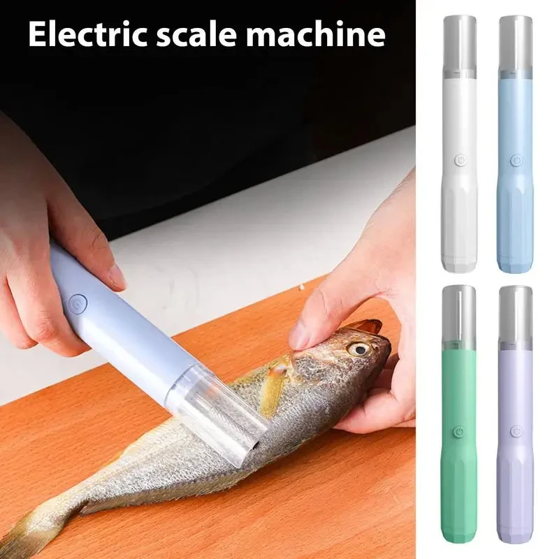 Fast Fish Scale Remover Fish Descaler Tool Skin Brush Scraping Cleaning Peeler