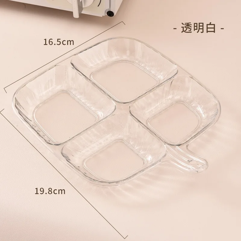 Plastic Food Storage Container Takeaway Bento Box Set With Hand Season Tray