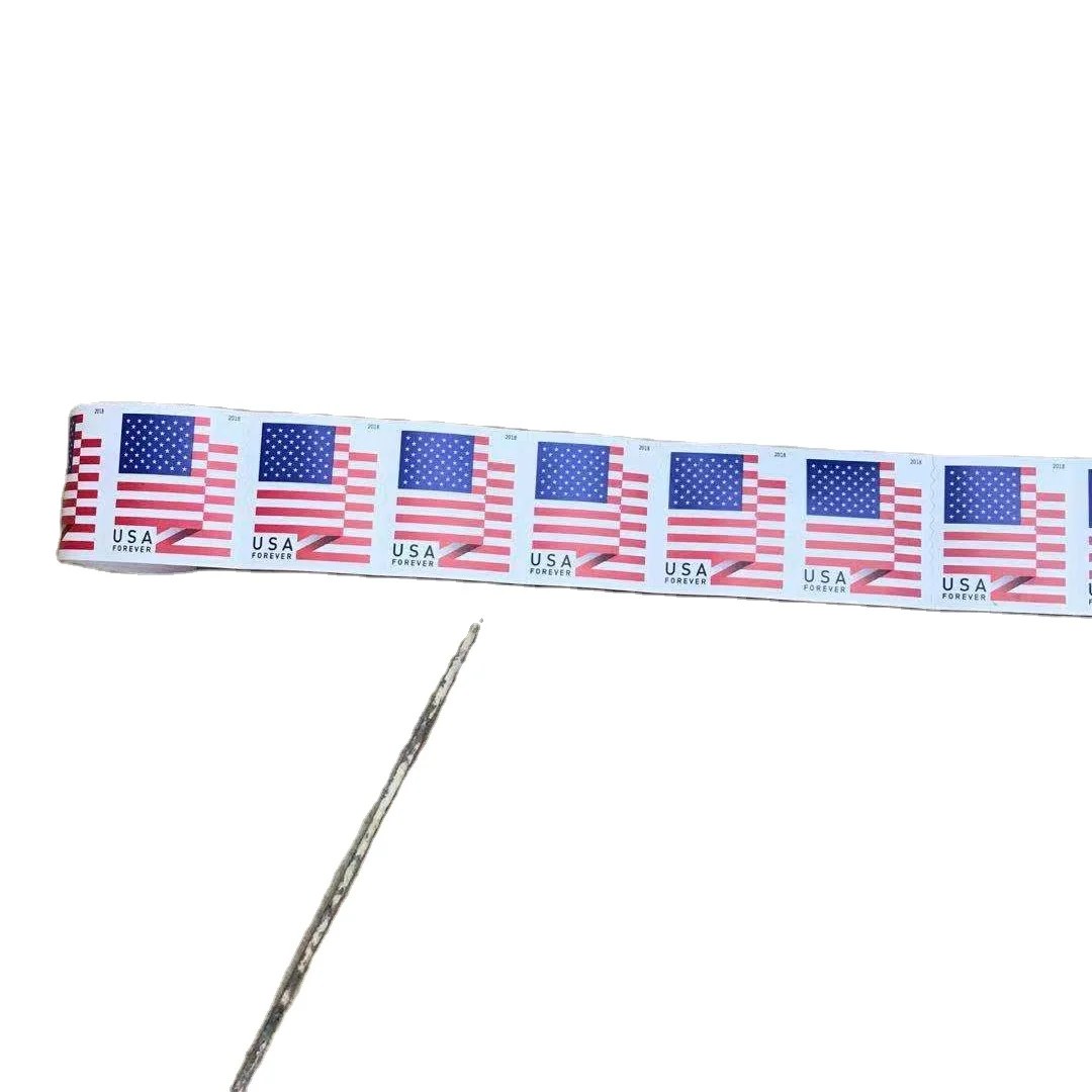 Manufacturers customized design usa forever stamps 5 panes of 20 custom loho postage stamp