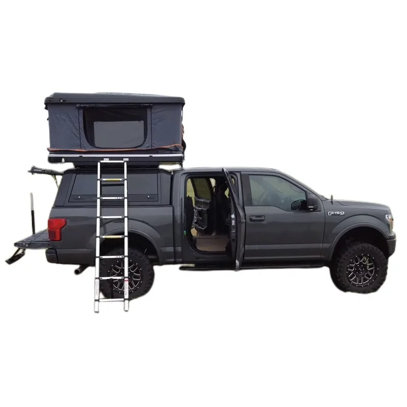 Smartcap and Roofnest Sparrow rooftop tent - truck camping for Ford F-150 / Ranger truck canopy  truck topper