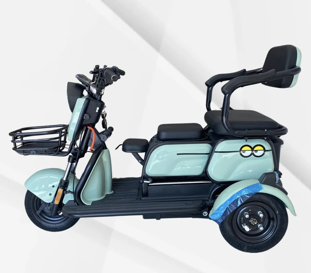 New 3 Wheel Tricycle Adult Trike Small Leisure Urban Leisure Electric Scooter Moped Electric Bicycle