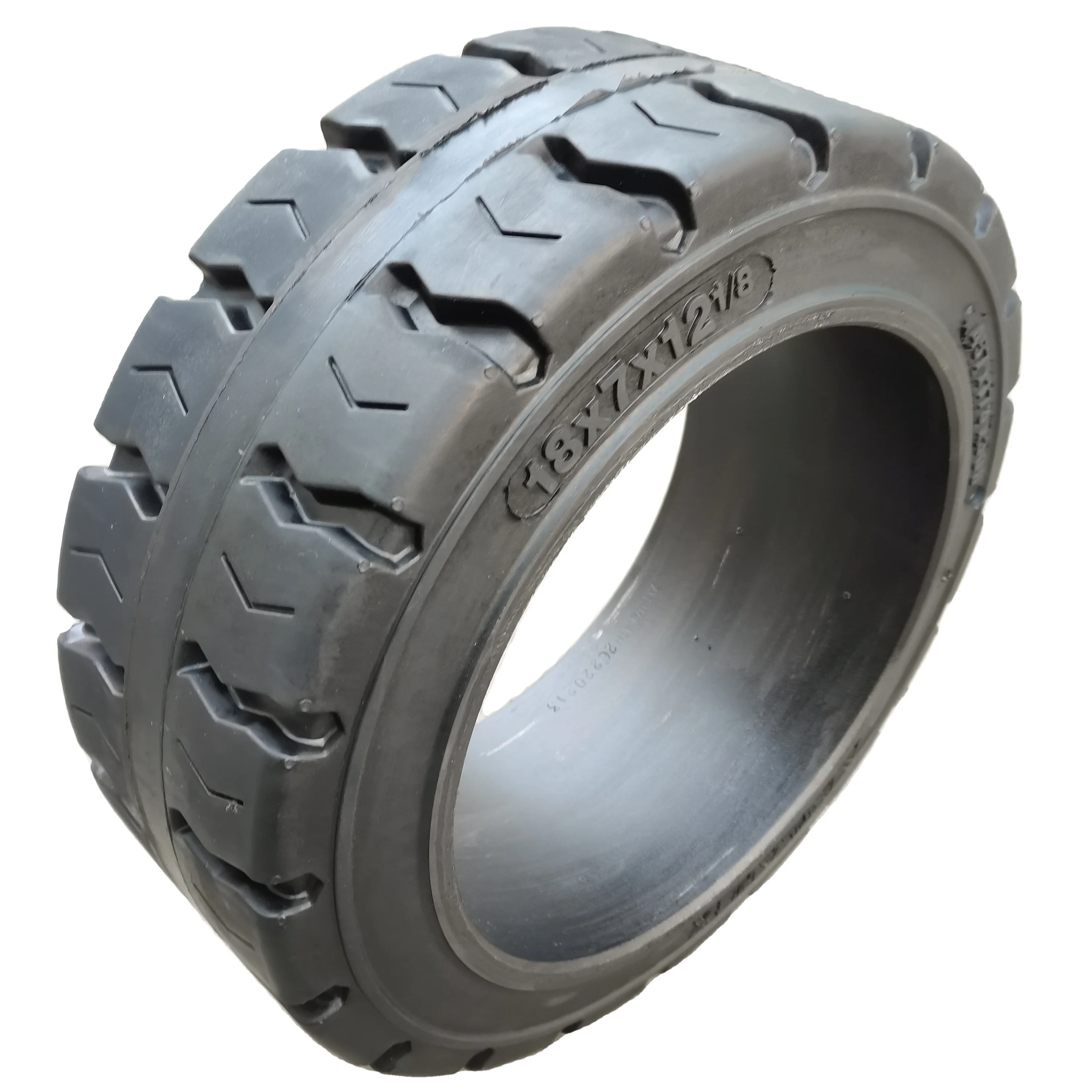 Прессованные твердые шины 18x6x12 1/8 18x7x12 1/8 18x8x12 1/8 18x9x12 1/8 по низкой цене для дизельных вилочных погрузчиков