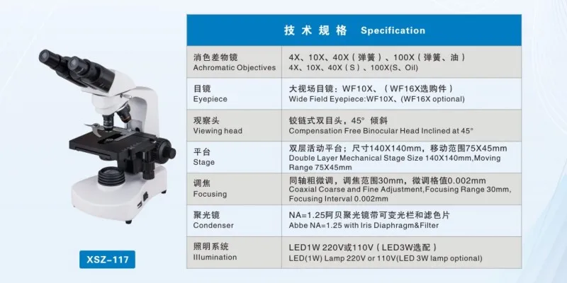 Laboratory Biological Microscope XSP-117