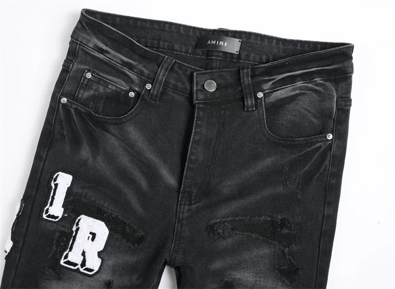 Wholesale Designer denim jeans Casual fashion wash vintage jeans pants for men