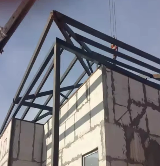 Fiber Cement or Calcium Silicate Surface EPS Cement Filler Sandwich Board For Modern Office Building