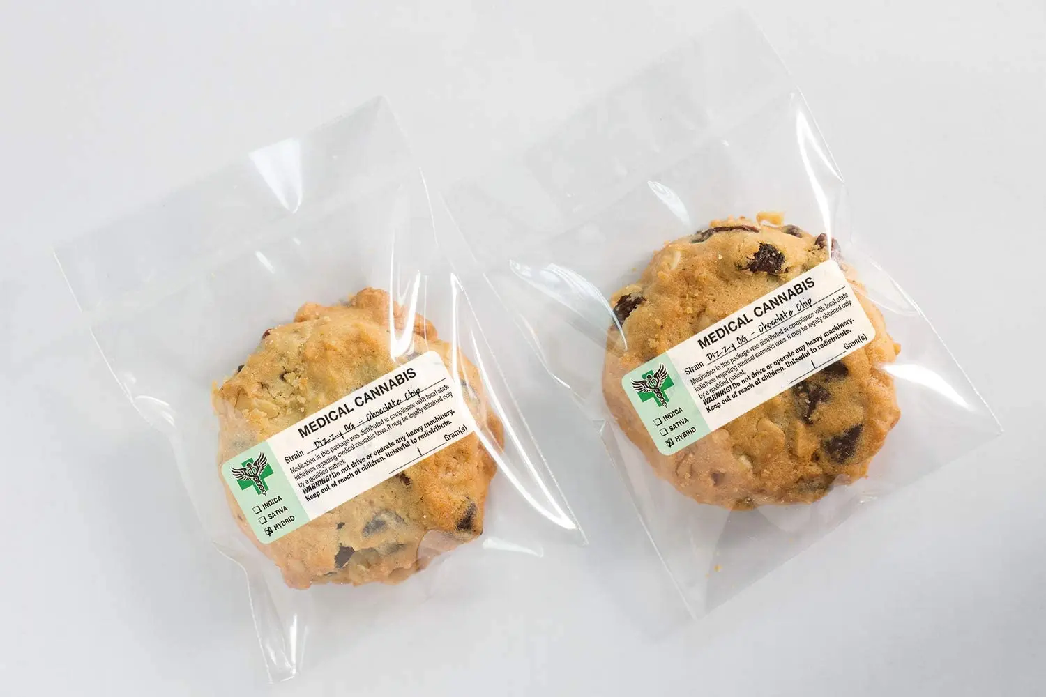 Hybsk Generic Medical Strain Labels - State Compliant Medical , Pot Labels Sticky Icky Identifier