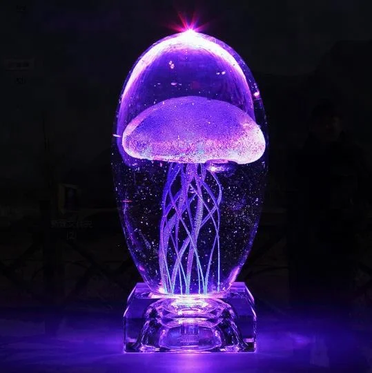 Smallorder J02 хрустальный шар креативная Медуза настольное украшение крыльцо изголовье светящееся новые продукты 2021 уникальные
