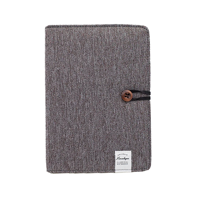 
China factory cloth cover customized logo office luxury hardcover note book 