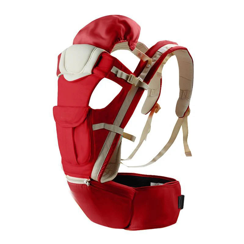 Brightbebe best organic cotton baby carrier hip seat baby sling carrier waist stool hipseat with lumbar support