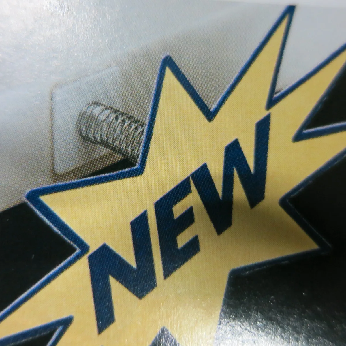 supermarket promotional wobblers for hanging display