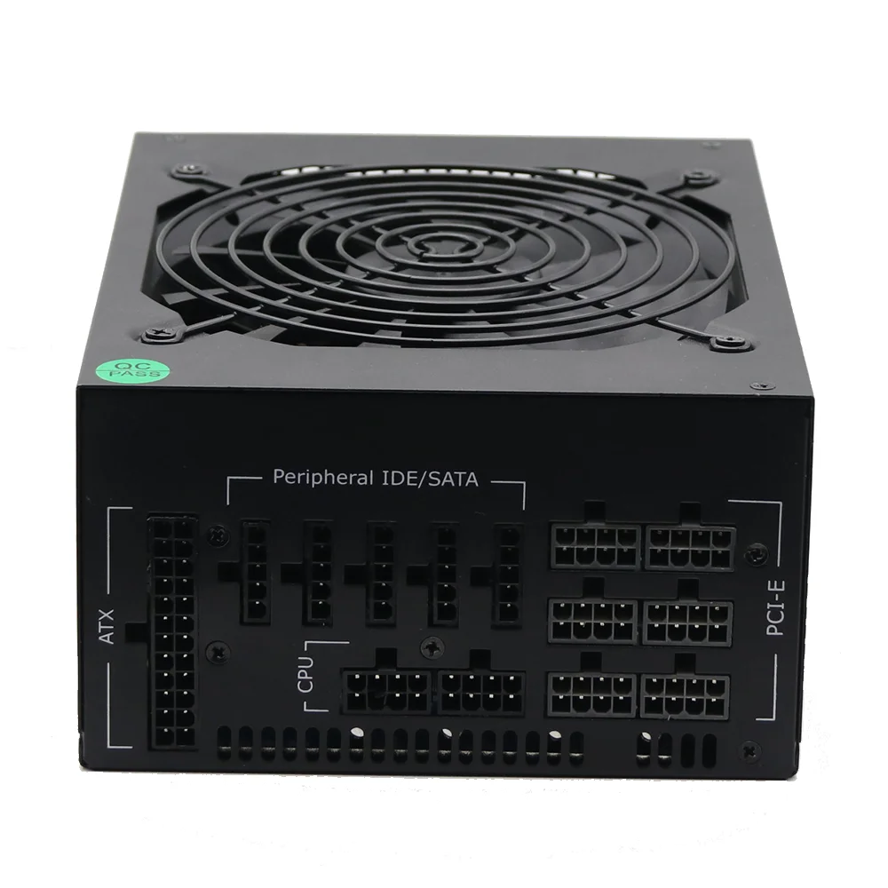 Блок питания ATX 1600 Вт полностью модульный блок графический процессор поддерживает 6 графических процессоров с сертификатом 80 + Gold