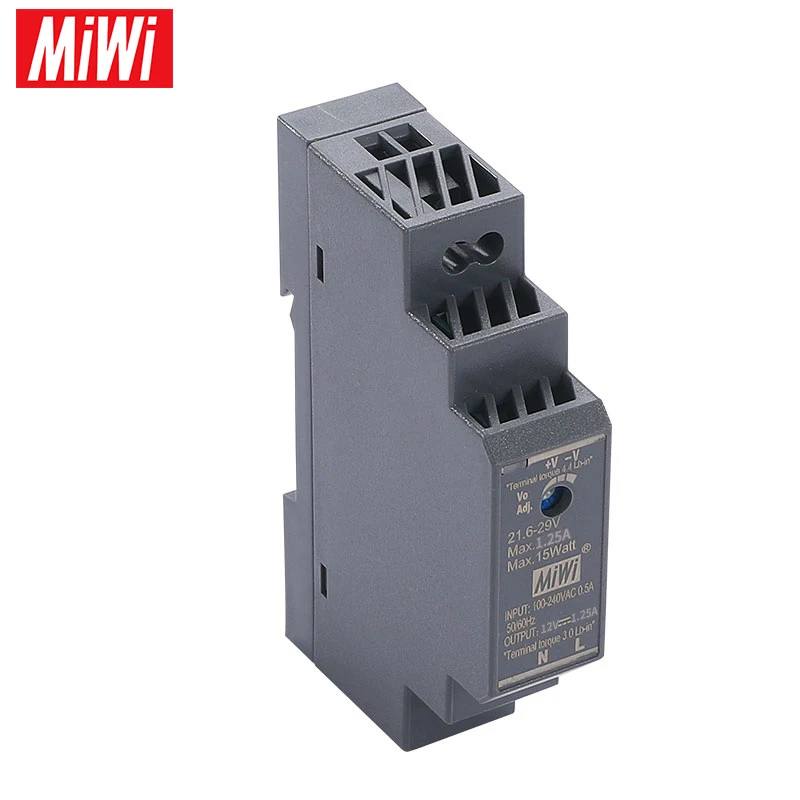 MiWi HDR-15-48 High quality din rail SMPS ac 230v to dc 48v power supply 15w with 2 years warranty