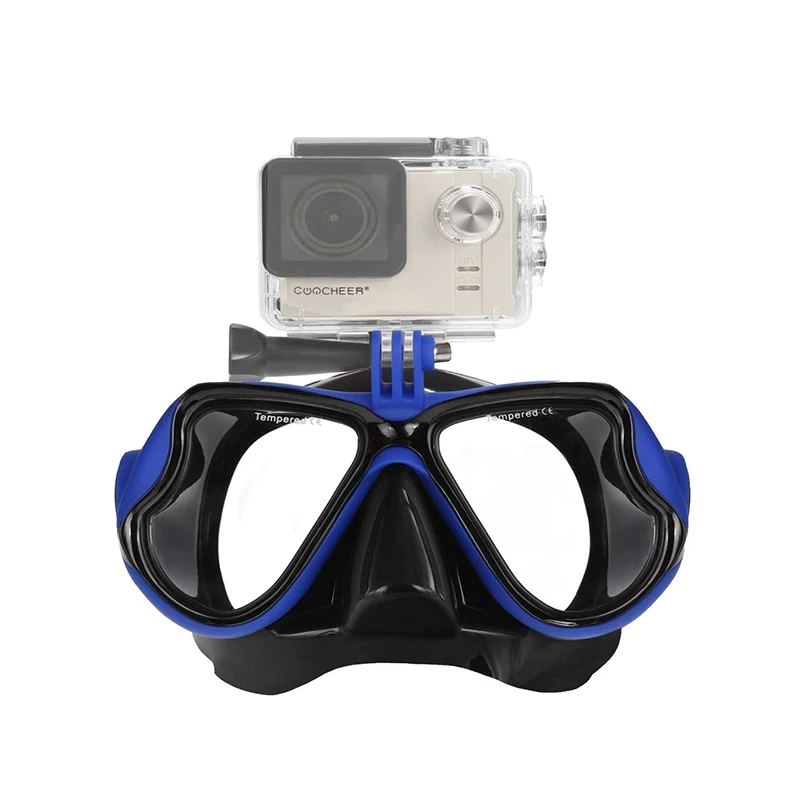 Hot Sell  Water Sports Diving Equipment Diving Swimming Glasses For Gopro Hero9 Session And Other Action Camera Diving Mask