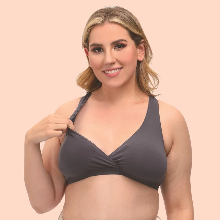
OEM Available Ladies Plus Big Size Sexy Women Seamless Maternity Nursing Bra Wholesale 