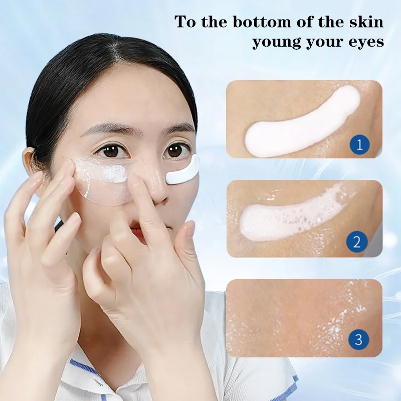 Water-soluble Snake Venom Peptide Freeze-dried Collagen Essence Dark Circles to Remove Eye Bags Lift Eye Mask