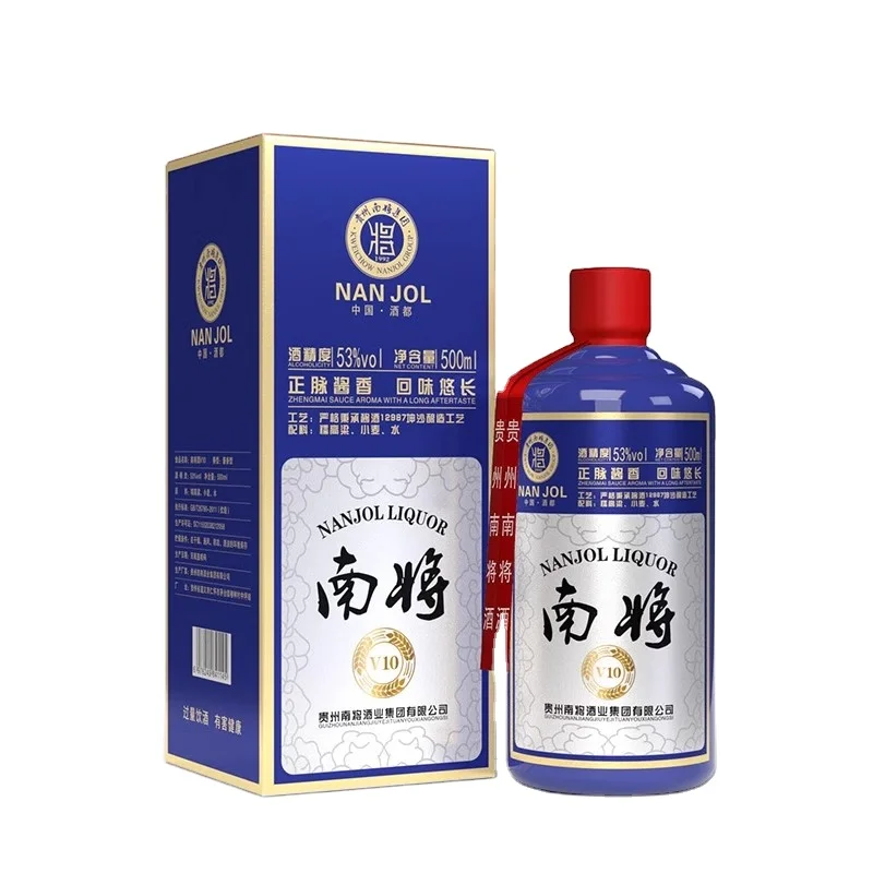 Nanjiang V10 2024 новый аромат Maotai китайский Baijiu высокий соус производитель прямые продажи индивидуальная версия
